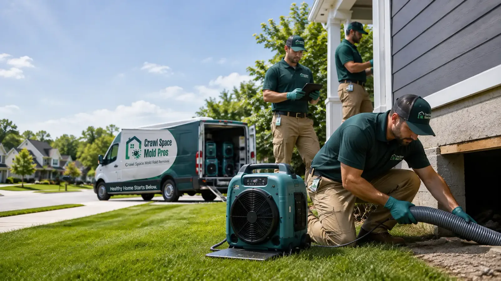 Crawl Space Mold Removal in Murfreesboro, NC